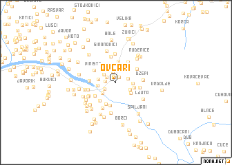 map of Ovčari