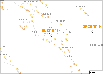 map of Ovčarnik