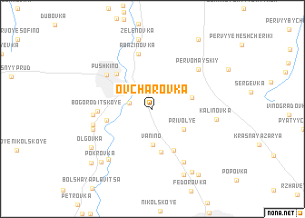 map of Ovcharovka