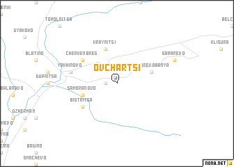 map of Ovchartsi