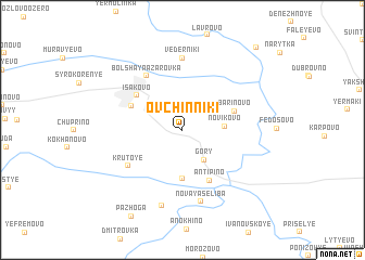 map of Ovchinniki