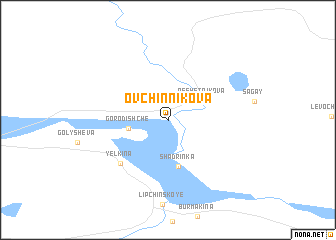map of Ovchinnikova