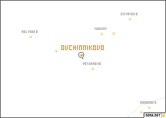 map of Ovchinnikovo