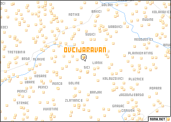 map of Ovčija Ravan