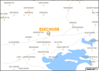 map of Ovechkina