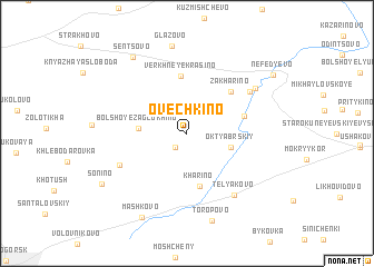 map of Ovechkino