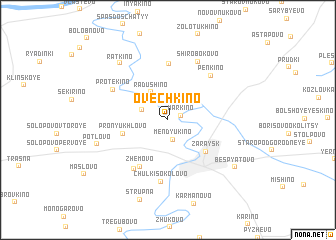 map of Ovechkino