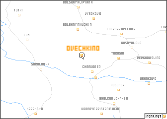 map of Ovechkino