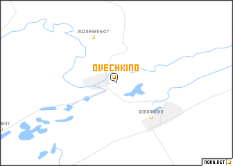 map of Ovechkino