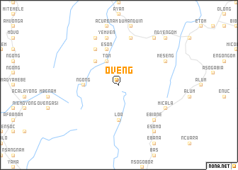 map of Oveng