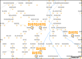 map of Oveng