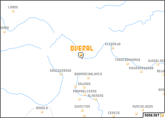 map of Overal