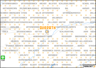 map of Overath