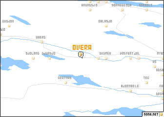 map of Överå