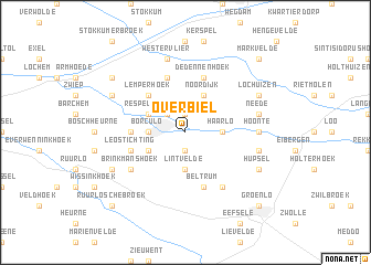 map of Overbiel