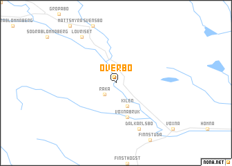 map of Överbo