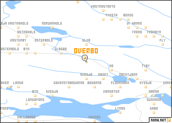 map of Överbo