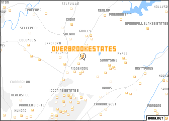 map of Overbrook Estates