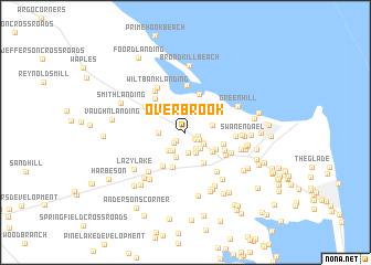 map of Overbrook