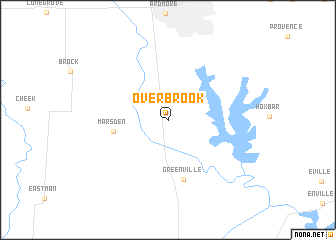 map of Overbrook