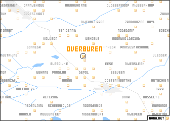 map of Overburen