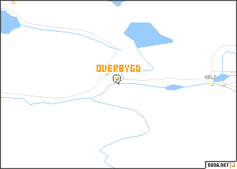 map of Øverbygd