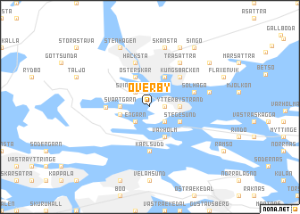 map of Överby