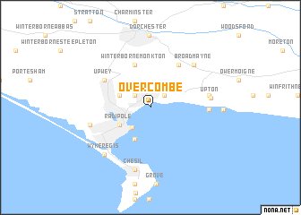 map of Overcombe