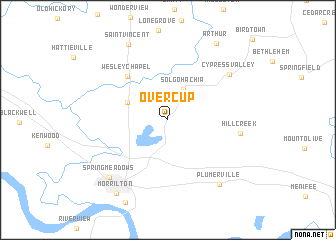 map of Overcup