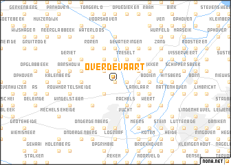 map of Over de Vaart