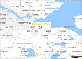 map of Over-Diemen