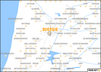 map of Overdie