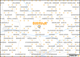 map of Overdije