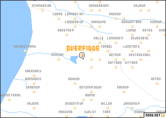 map of Over Fidde