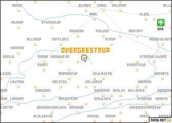 map of Over Geestrup