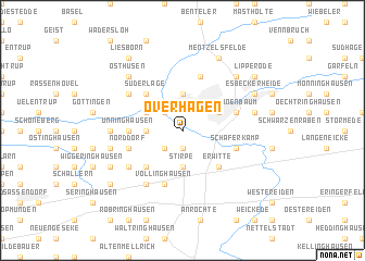 map of Overhagen