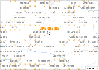 map of Overheide