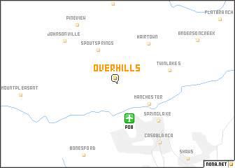 map of Overhills