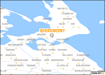 map of Over Kærby