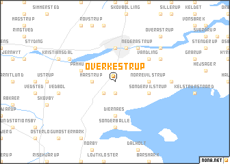 map of Over Kestrup