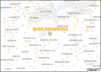 map of Overlook Springs