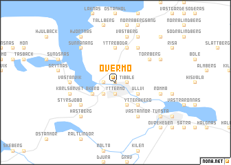 map of Övermo