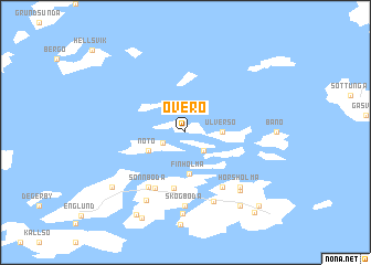 map of Överö