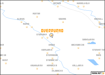 map of Överpurmo