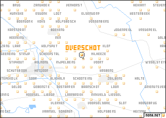 map of Overschot