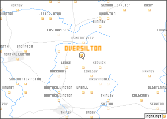 map of Over Silton