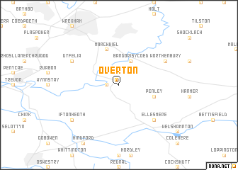 map of Overton