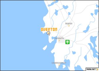 map of Overton