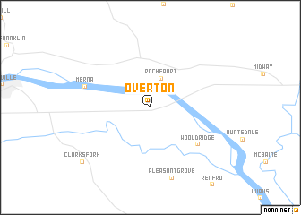 map of Overton