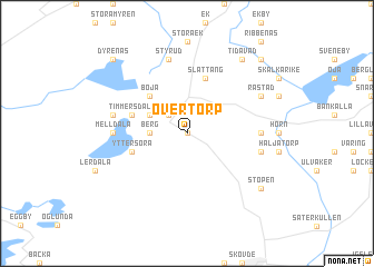 map of Övertorp